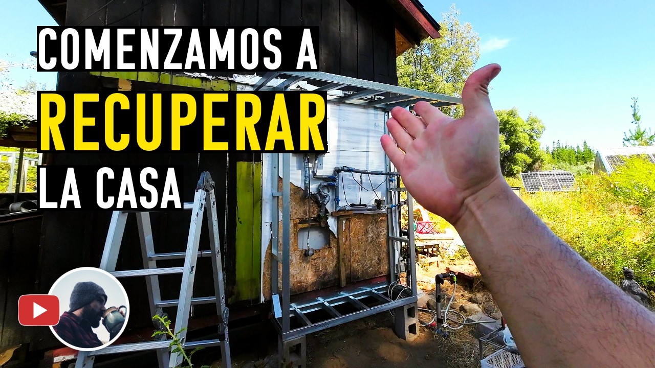 COMENZAMOS A RECUPERAR LA CASA! 🏡​ La nueva bodega y sistema de agua - Ep1