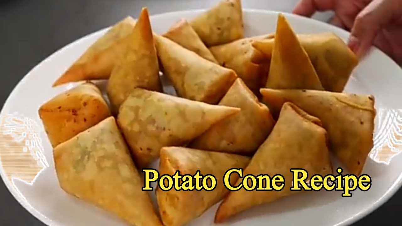Crispy Potato Cone Recipe | Potato Cone Samosa Recipe | New Snacks Recipe | Ramzan Special Recipe |