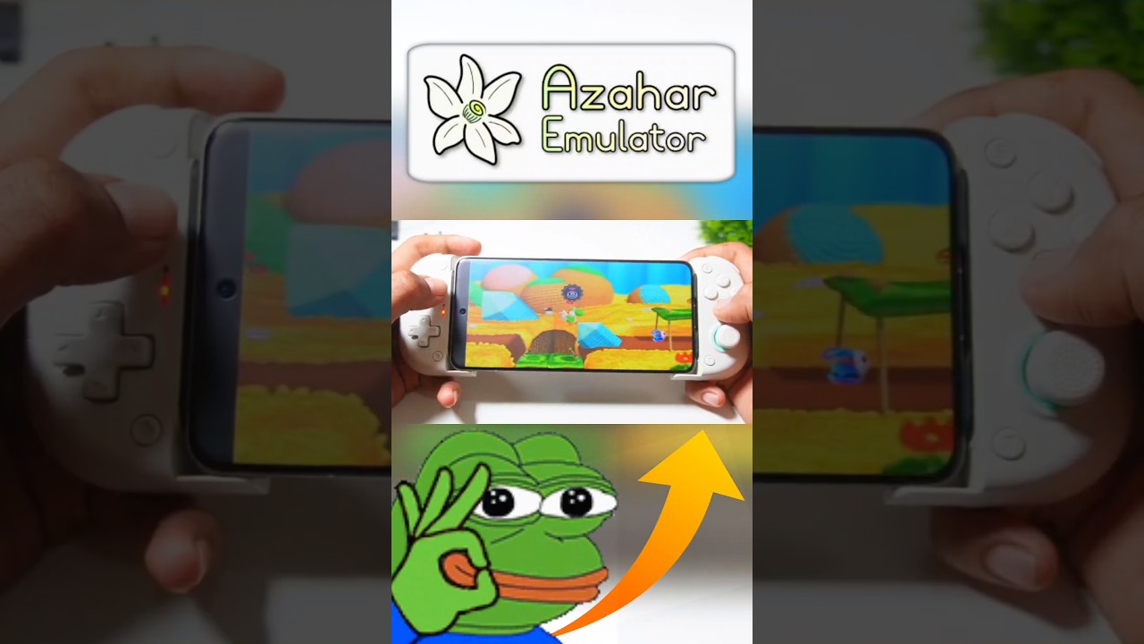 👆 Azahar Emulator for low-end device! 🔥