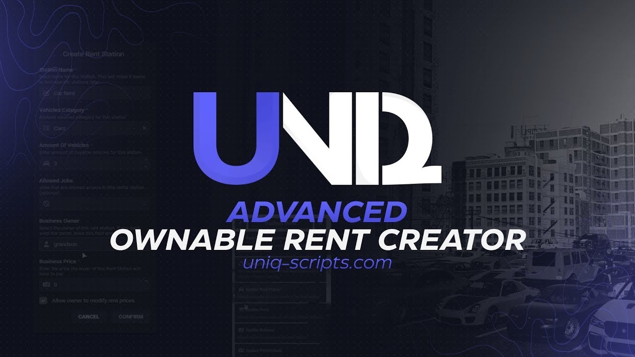 ADVANCED OWNABLE RENT CREATOR [ESX/QB/QBOX] - FiveM Script