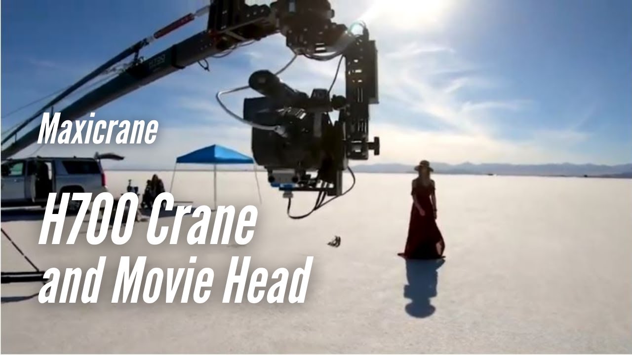 Maxicrane H700 Crane & Digital Movie Head at Boneville Salt Flats