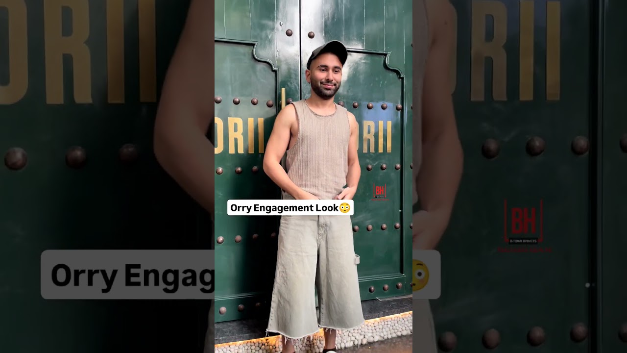 Orry's Zero Efforts Engagement Look For Aaliyah Kashyap & Shane Gregoire's Engagement #orry