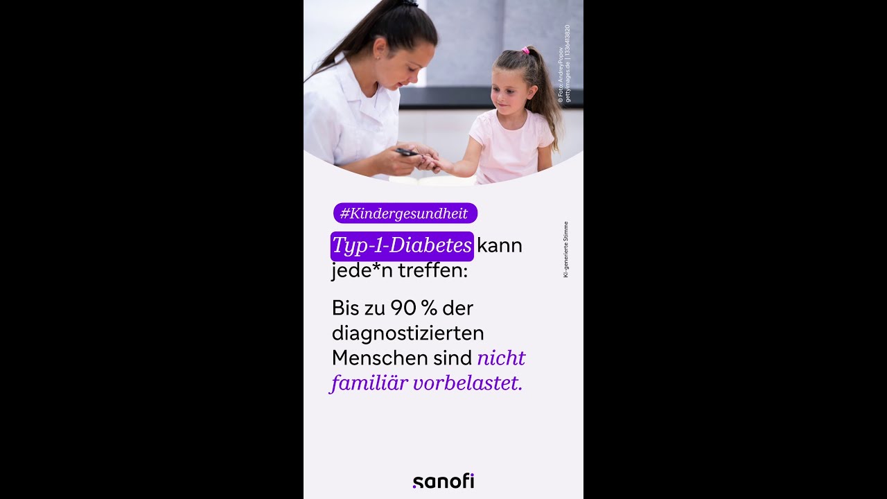 Typ-1-Diabetes kann jede*n treffen #Shorts