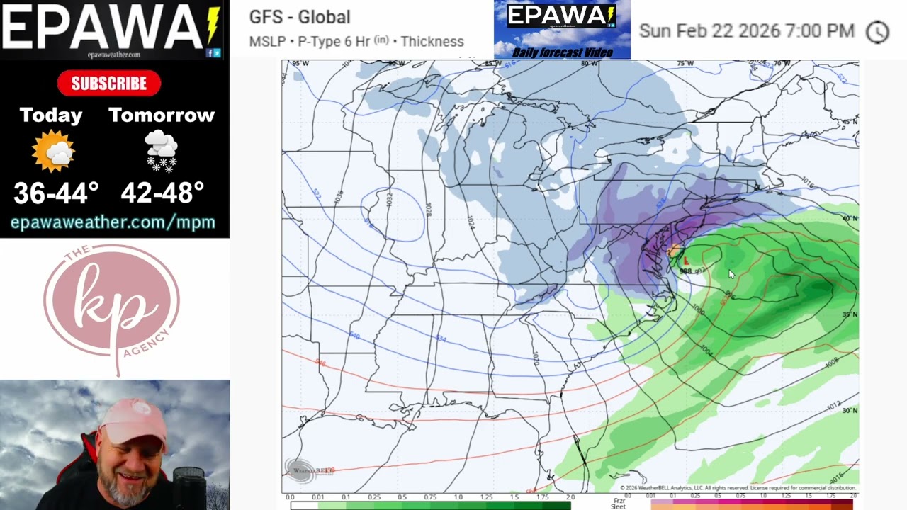 Weekend video forecast for February 21st/22nd, 2026