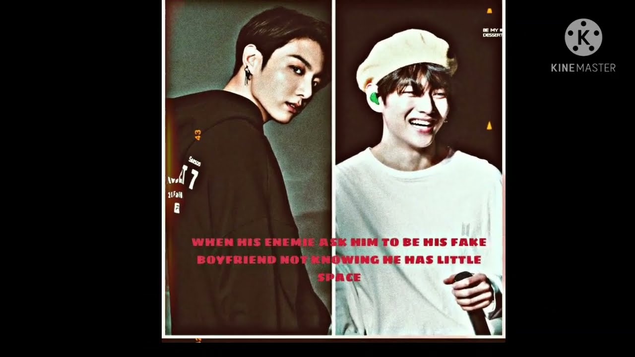Taekook oneshot {WHEN HE ASK HIM TO BE HIS FAKE BOYFRIEND NOT KNOWING HE HAS LITTLE SPACE}