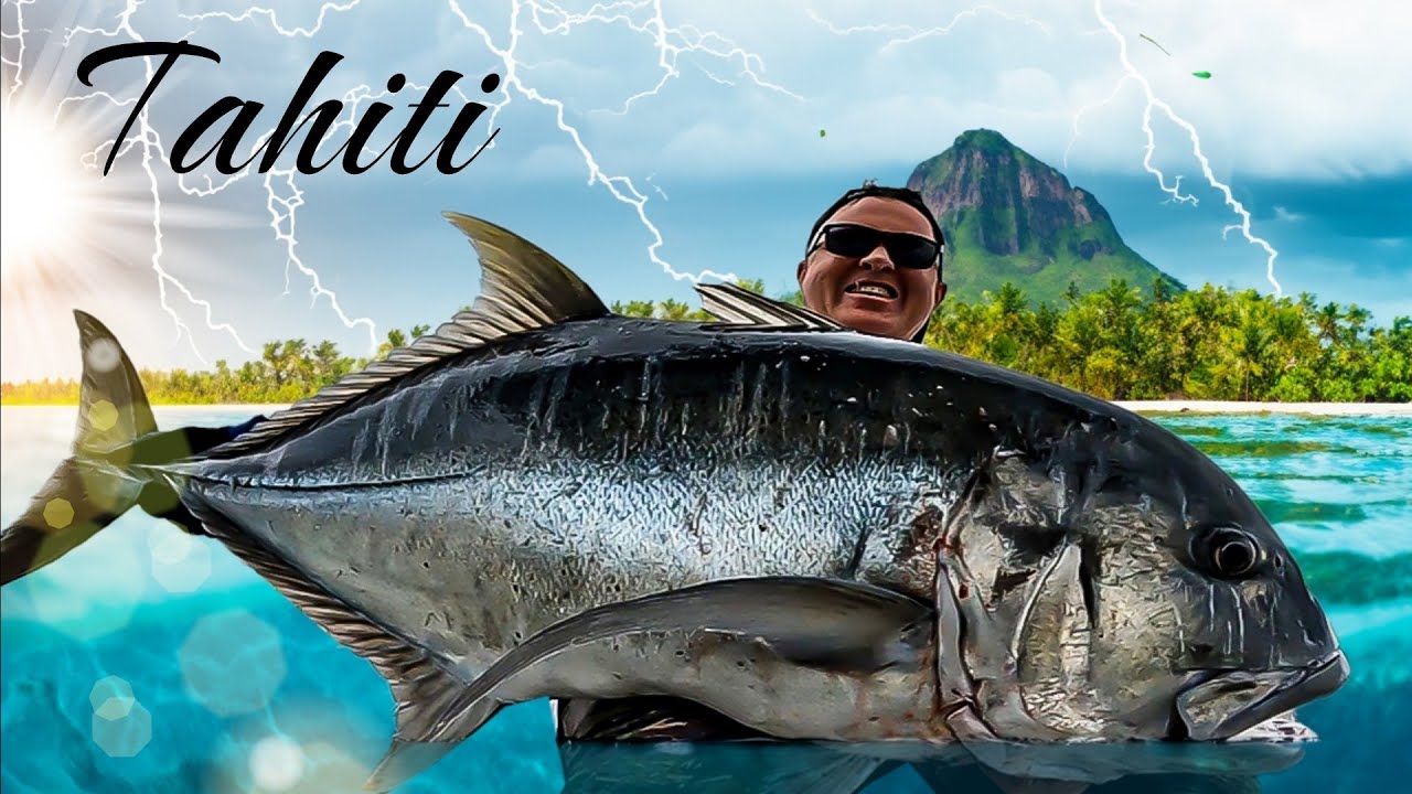 TAHITI/PÊCHE À LA COOL,MAIS ON NE  S'ATTENDAIT PAS A ÇA !UN SACRÉ COMBAT! (PÊCHE EN MER)