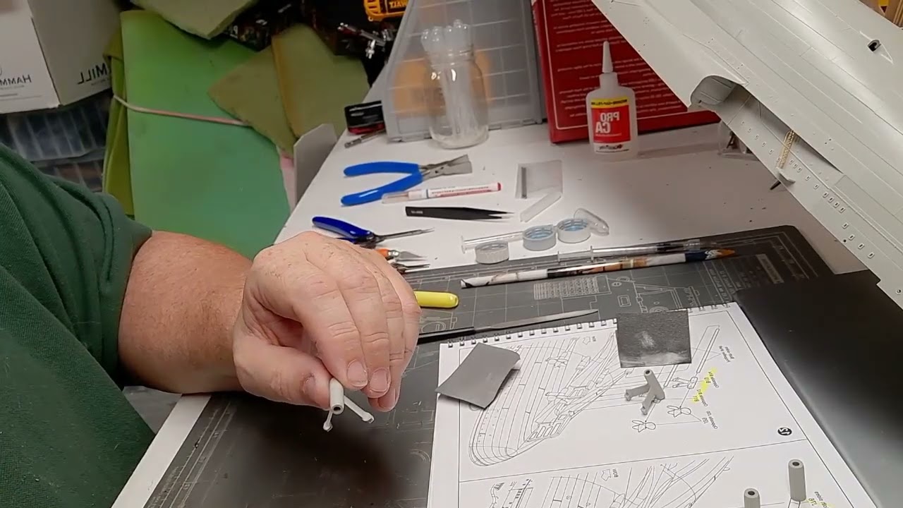 Building the 1/200 scale Yamato Part 2