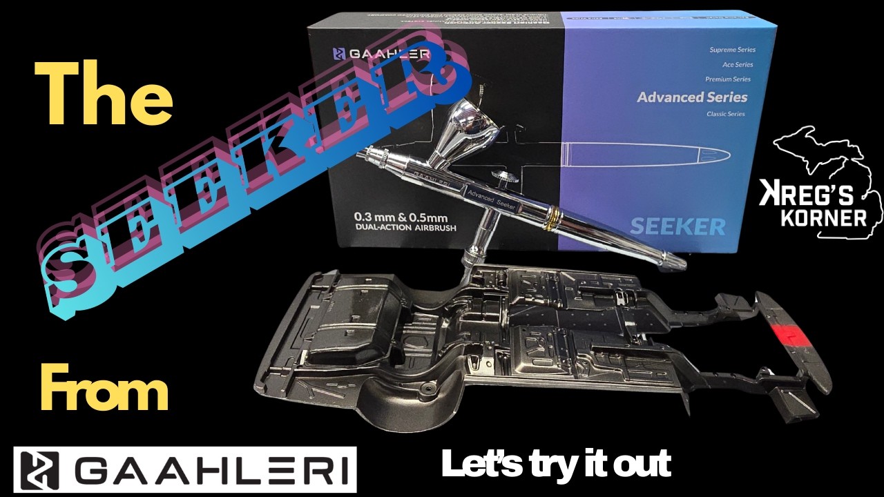 Аэрографическая модель Seeker от Gaahleri. Подробный обзор и тестовый запуск. #modelcars #gaahleri
