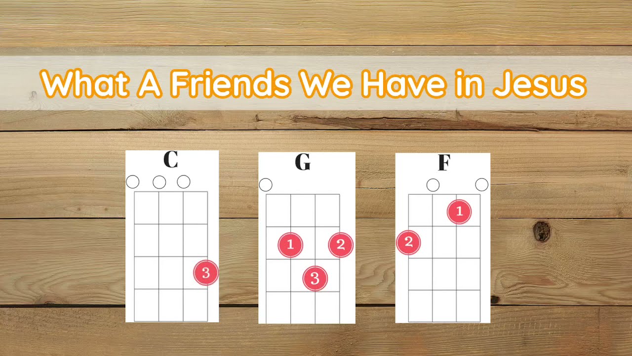 What a Friends We Have in Jesus    ~ Ukulele Cover with Chord & Lyrics