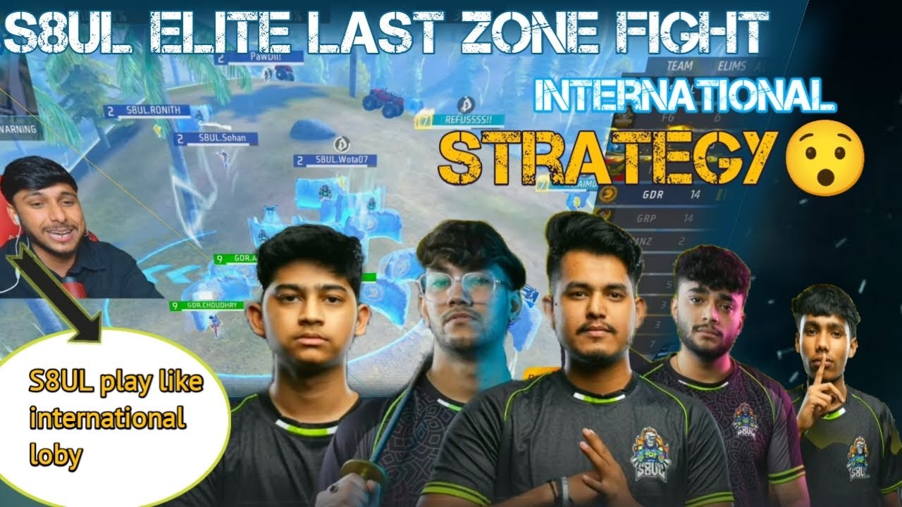S8ul Elite Use International Strategy ! Last Zone IQ Level 1000 plus 😁 #freefire#s8ul#rockyandrdx