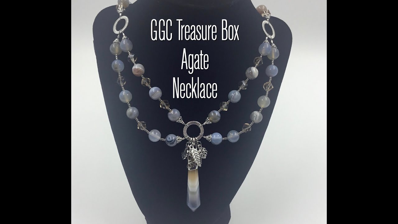 GGC Treasure Box Agate Necklace Tutorial