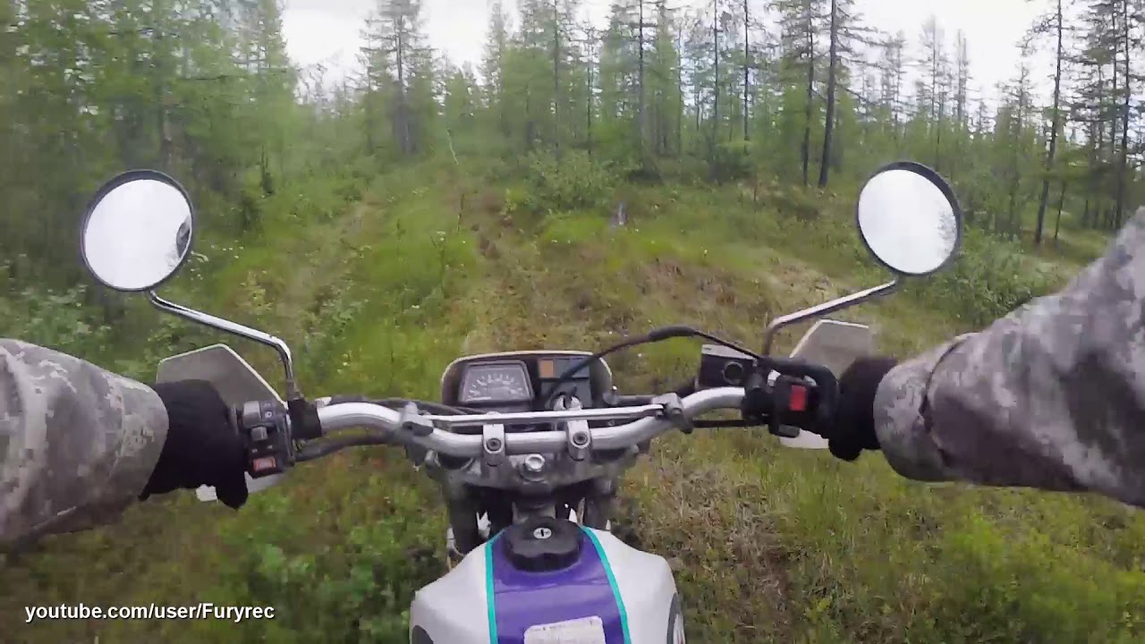Колыма-эндуро. Покатухи по лесу на Yamaha Serow. Салгыбыстах. GoPro