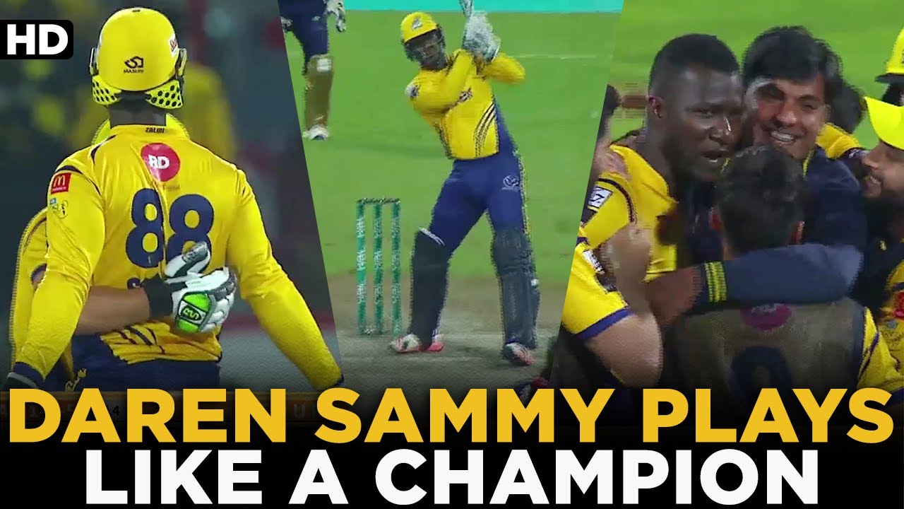 Daren Sammy Plays Like a Champion | Quetta Gladiators vs Peshawar Zalmi | HBL PSL | MB2A