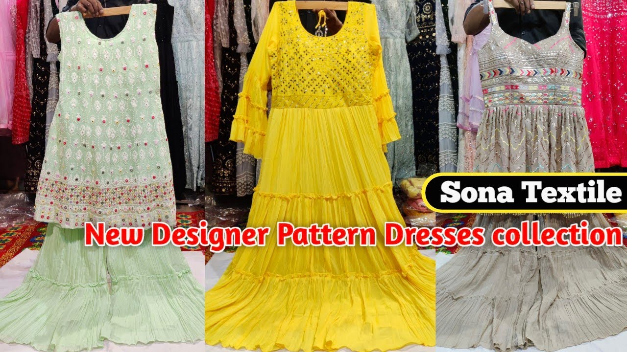 Sona Textile ! New Shades Designer Pattern Dress Collection ! मात्र 450.RS से मंगवाए सिंगल पीस