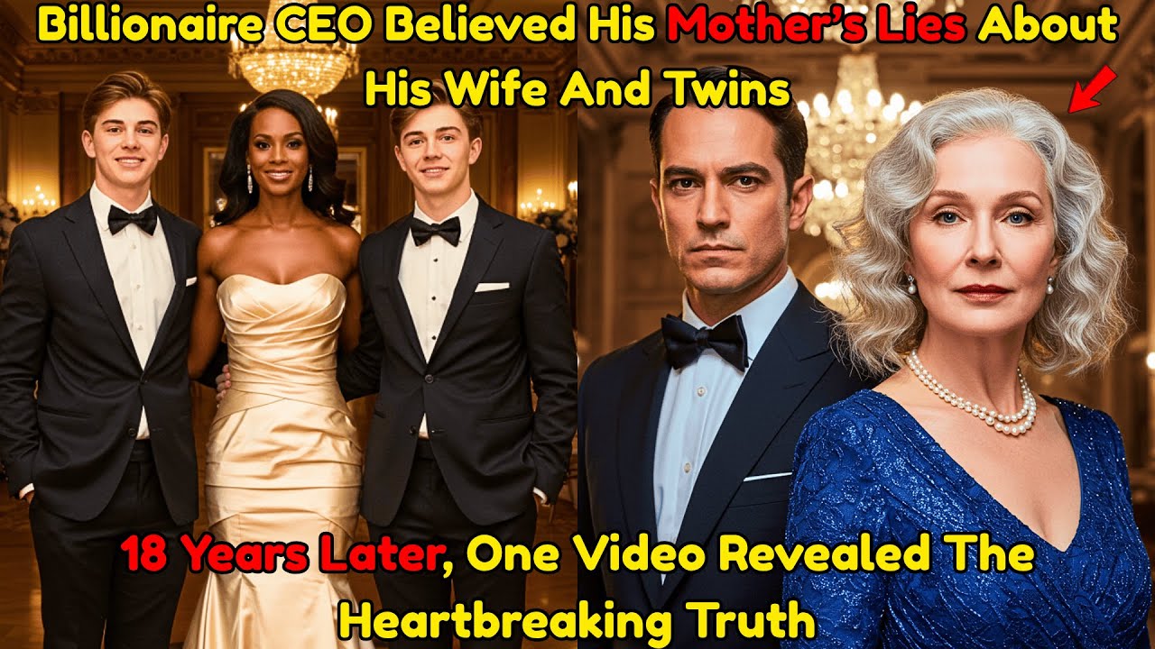 CEO BELIEVED HIS MOTHER'S LIES ABOUT HIS WIFE AND TWINS - 18 YEARS, LATER ONE VIDEO REVEALED THE...