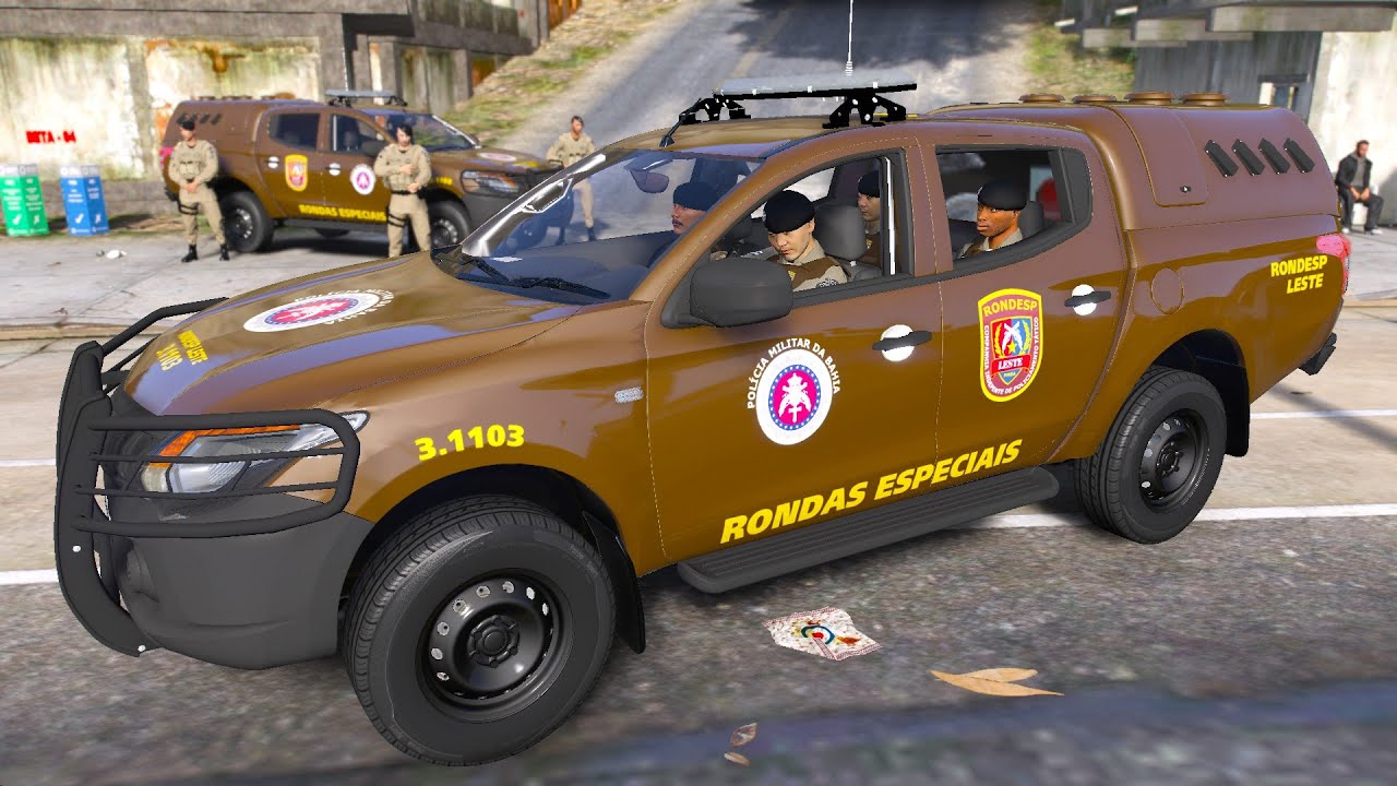 RONDESP ABORDA FORAGIDO E O CONFRONTO É CERTO PMBA | GTA 5 POLICIAL