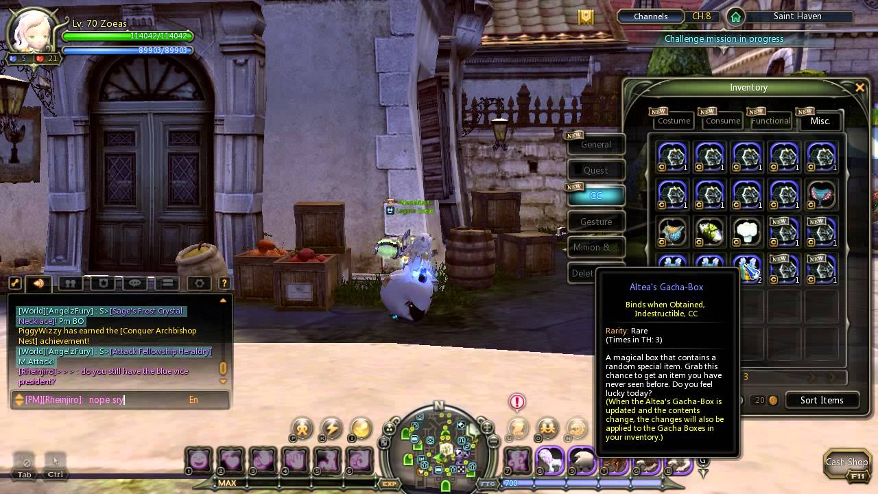 Altea Gacha Box - Electric Wings Patch 17/8/2014
