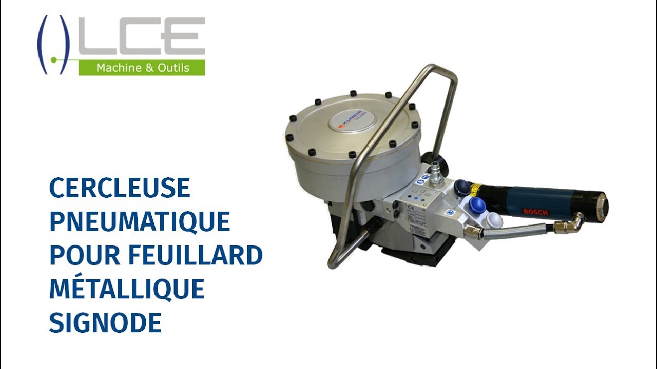 Cercleuse pneumatique pour feuillard métallique SIGNODE - LCEmballage