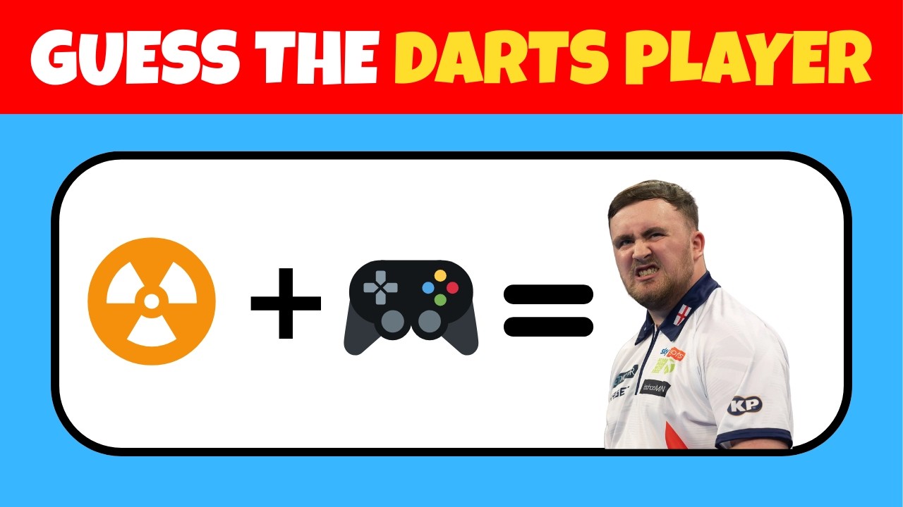 GUESS THE DARTS PLAYER BY EMOJI 🎯 DARTS QUIZ #1