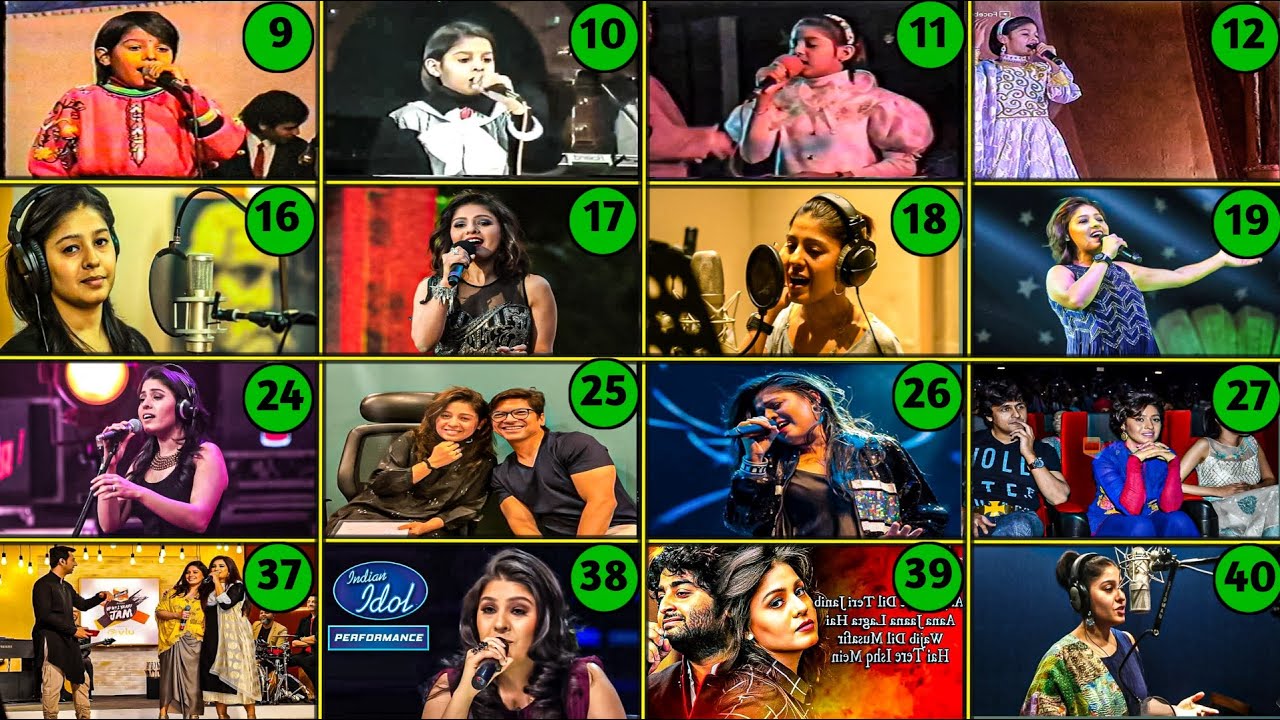 "SUNIDHI CHAUHAN" Singing Evolution (1992 To 2023) || सुनिधि चौहान के संगीत सफर (9 साल से 40)