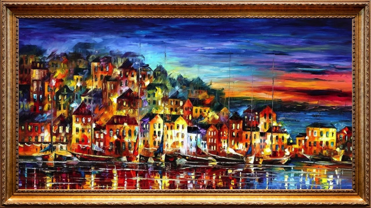 Luxury Art Vintage Oil Painting | Framed Art Aesthetics Screensaver for TV