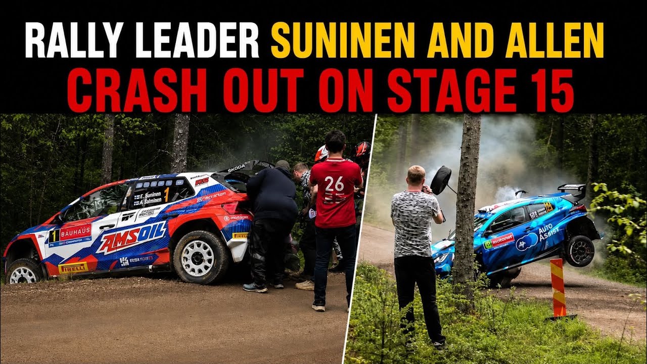 Royal Rally, Huge Crash Teemu Suninen & Philip Allen