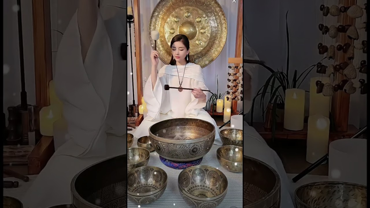 閉上眼睛，你會想到什麼？聆聽三遍#颂钵#睡眠#sleep #sleepsounds #睡眠声音#冥想#舒缓#治愈#安神
