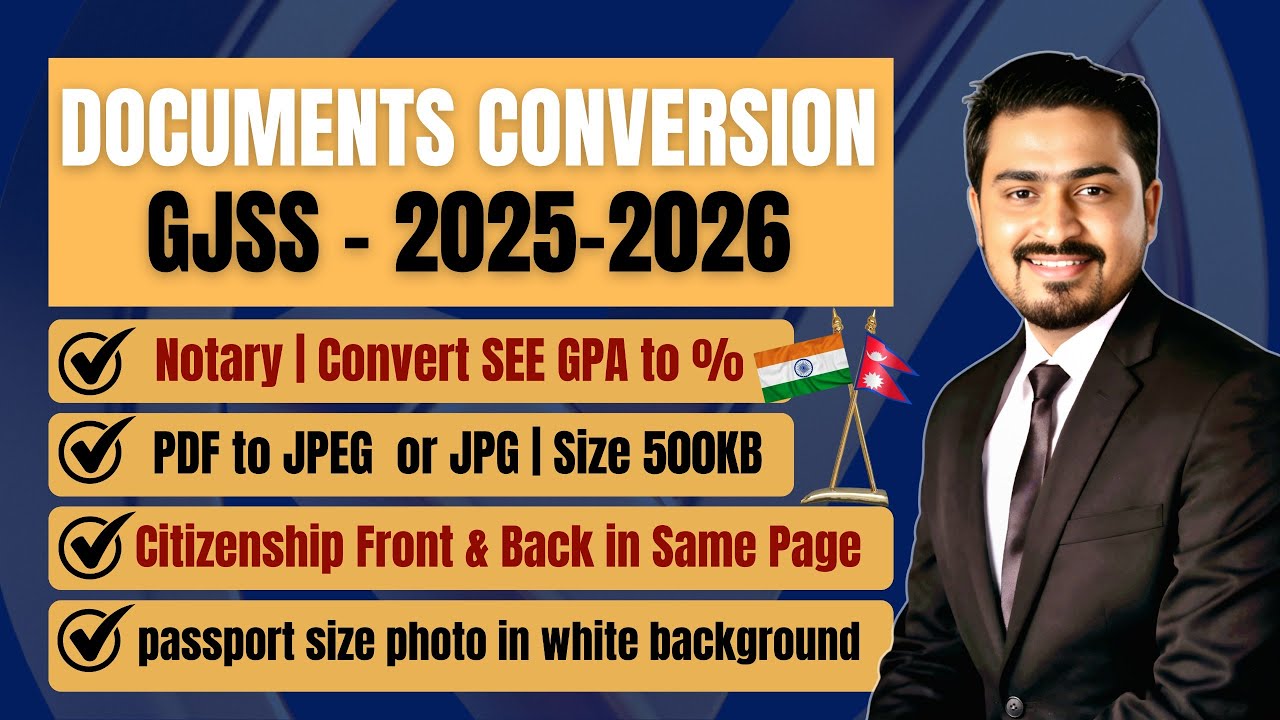 #3 How to Convert & Prepare Documents for GJSS 2025&ndash;26 Application | GPA to Percentage conversion