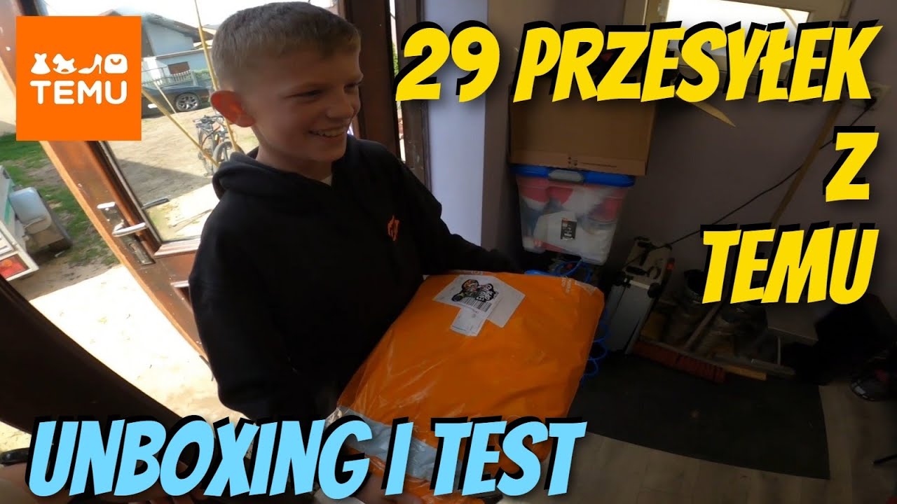 Młody zgubił helikopter i drona - MŁODY GENIUSZ - PILOT DOSKONAŁY - Unboxing 29 przesyłek TEMU