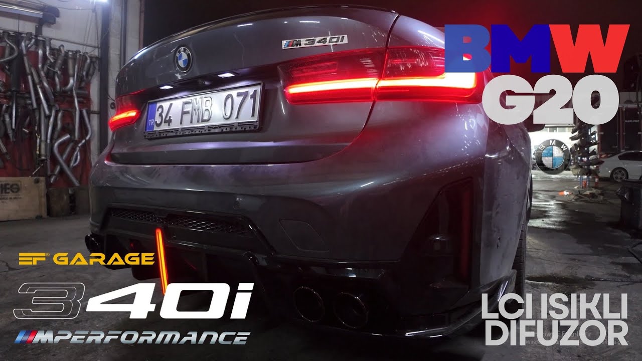 BMW G20 ışıklı Dif&uuml;z&ouml;r Montajı İzlemeden Ge&ccedil;me! Vlog