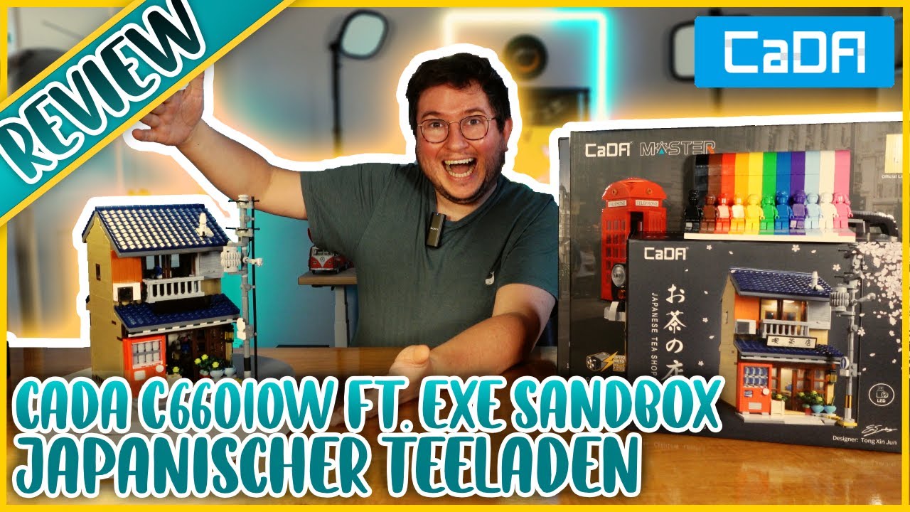 Große Schiebekunst mit Macken! CaDA C66010W Japanischer Teeladen