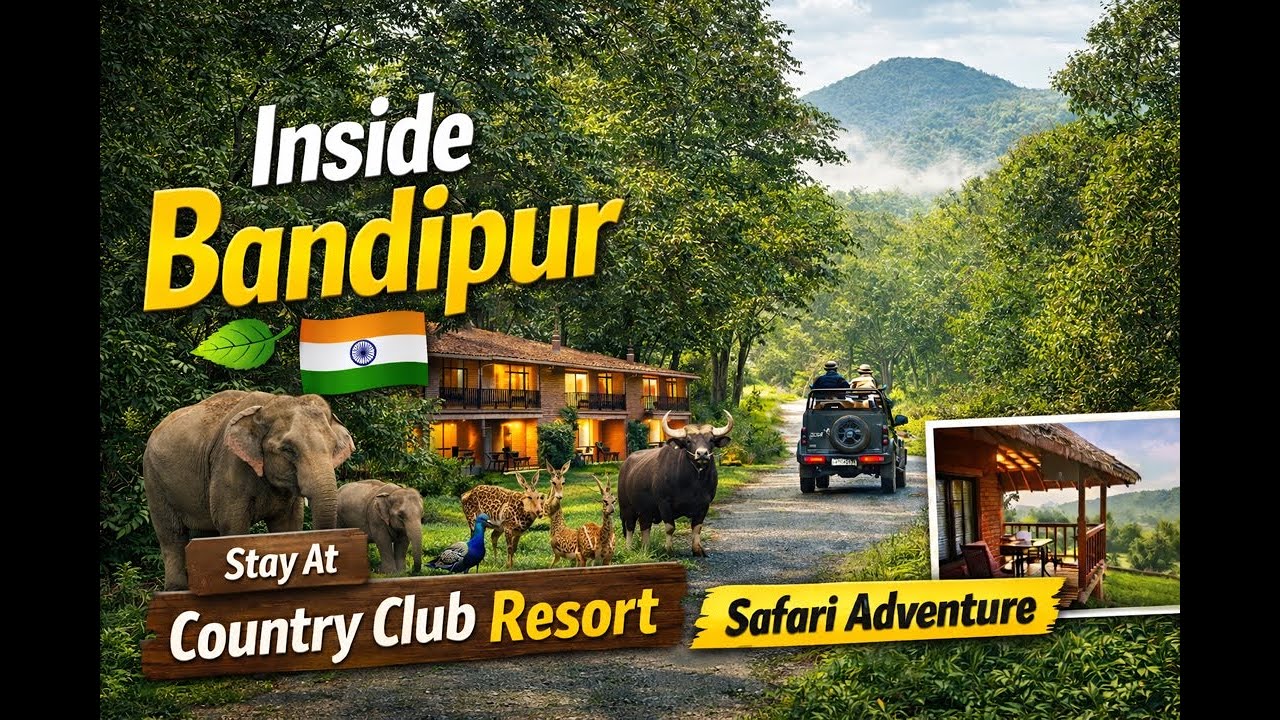 Waking Up Inside Bandipur 🇮🇳🌿 | Country Club Bandipur Resort Stay