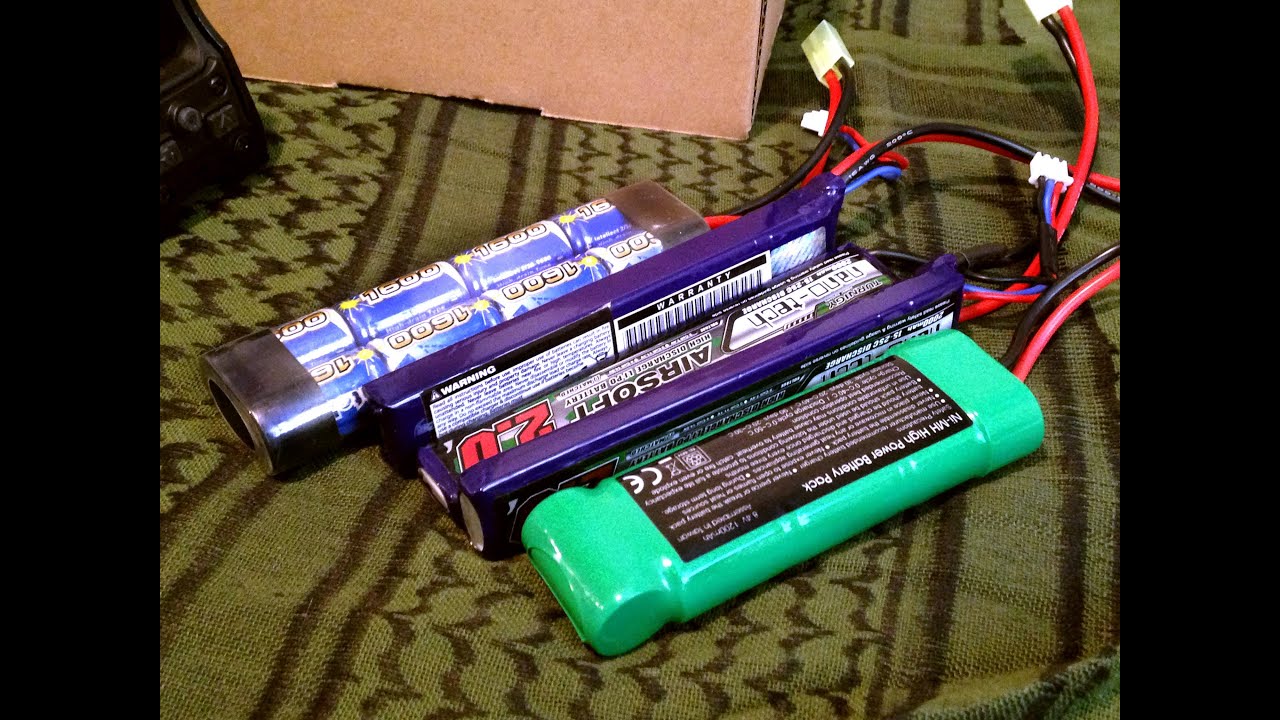 8.4v / 9.6v NiMh vs 7.4v / 11.1v LiPo || Rate of Fire || Long Battery Type [Ramble]