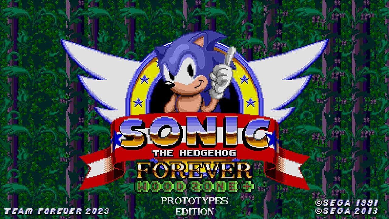 Sonic Forever - Wood Zone+: Prototypes Edition ✪ Extended Gameplay (1080p/60fps)
