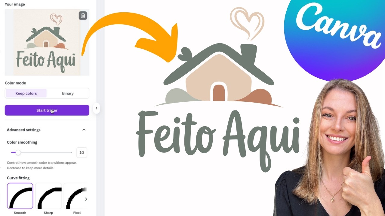 Como VETORIZAR Imagens no Canva (Grátis e Rápido!)