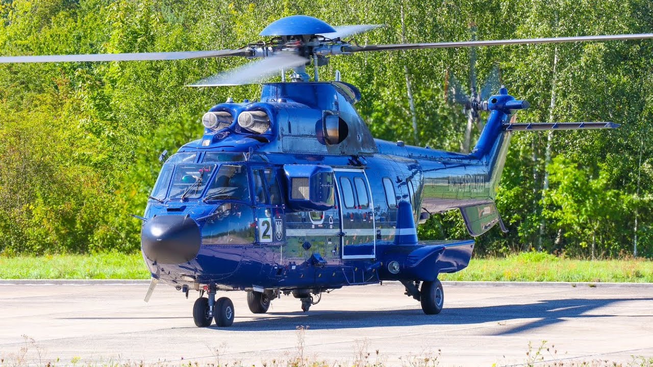 Anflug und Landung von Pirol 403 | Bundespolizei Airbus Super Puma D-HEGI | Standby Aviation