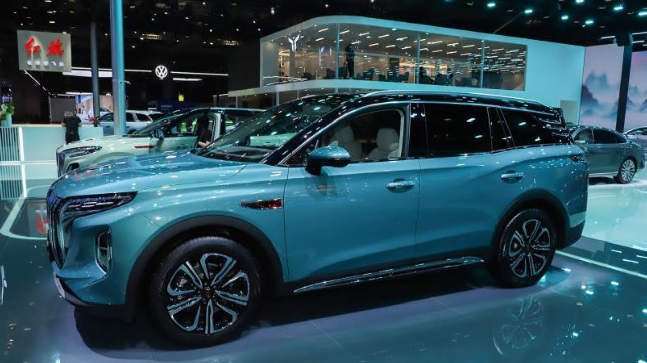 2.0T Engine, Maximum Speed 230 Km/h, 0-100Km 8.5 Seconds, New Hongqi HS7 SUV 2023-2024