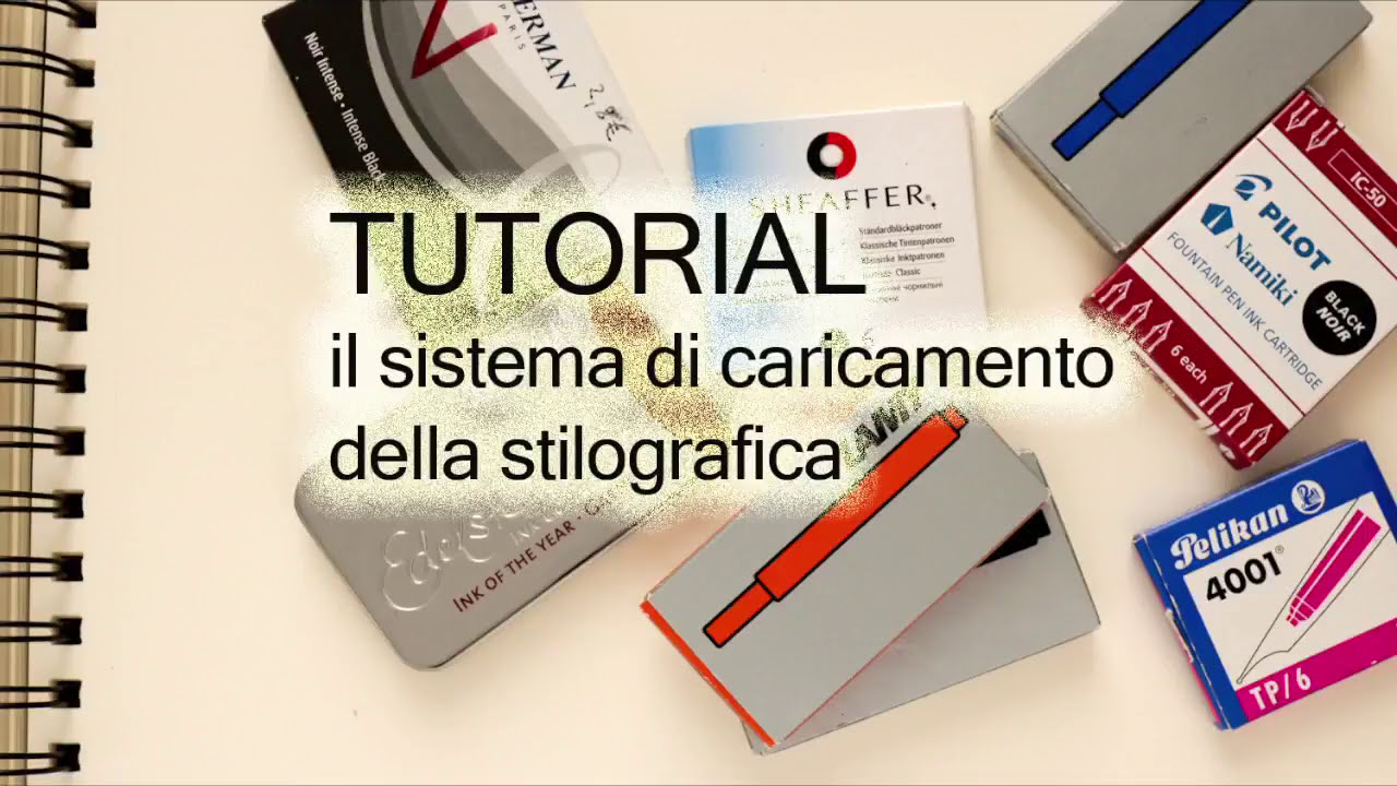 Tutorial - stilografica e sistemi di caricamento cartuccia converter pistone