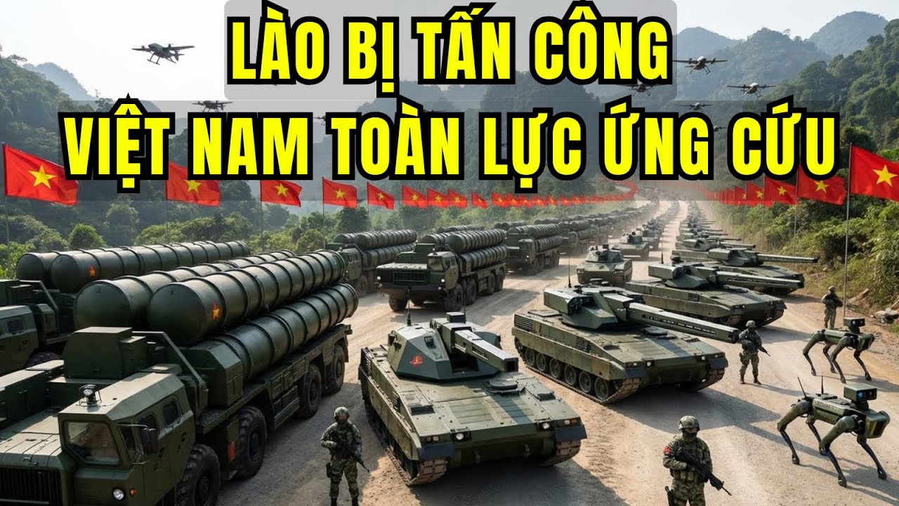 Kịch Bản: Phiến Quân Vây Hãm Thủ Đô Lào, Việt Nam Lập Tức Hổ Trợ Anh EM