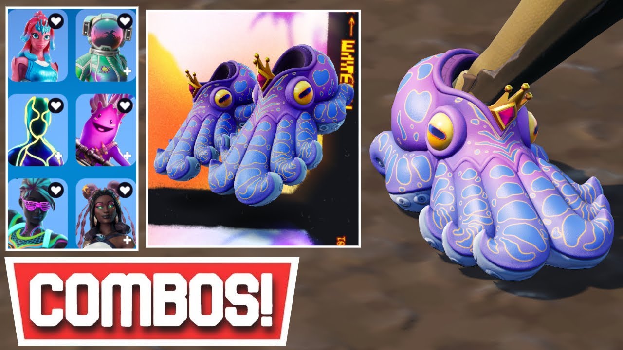 *NEW* BEST SQUIDDY STEPPERS KICKS COMBOS! | Fortnite