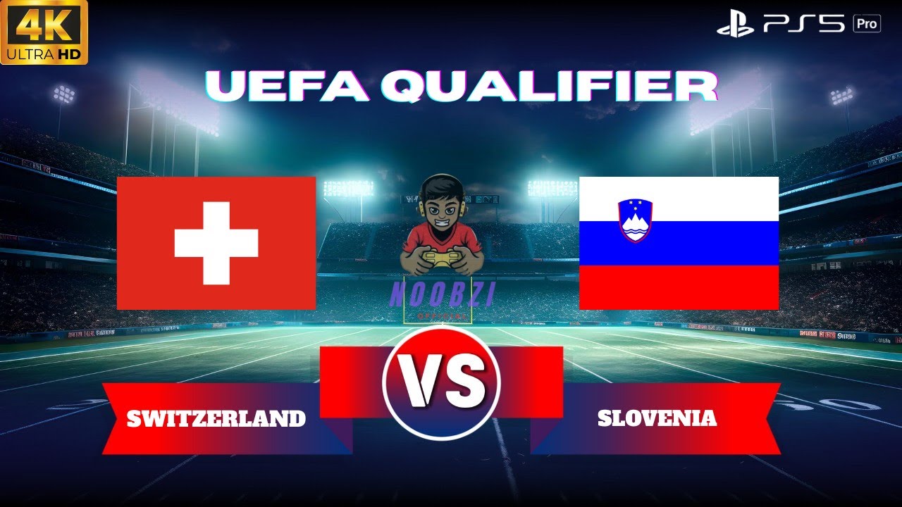 Switzerland vs Slovenia | UEFA World Cup Qualifier | eFootball PS5 Gameplay