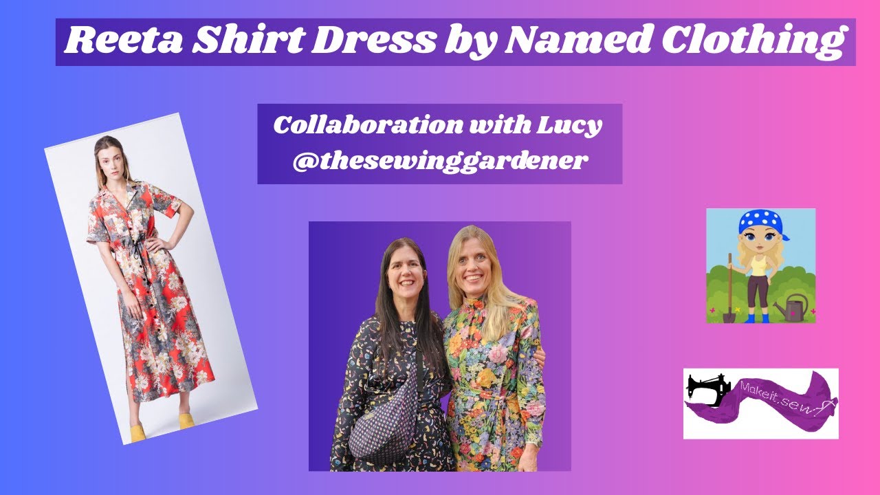Reeta Shirt Dress by Named Clothing - Collaboration with Lucy @The Sewing Gardener