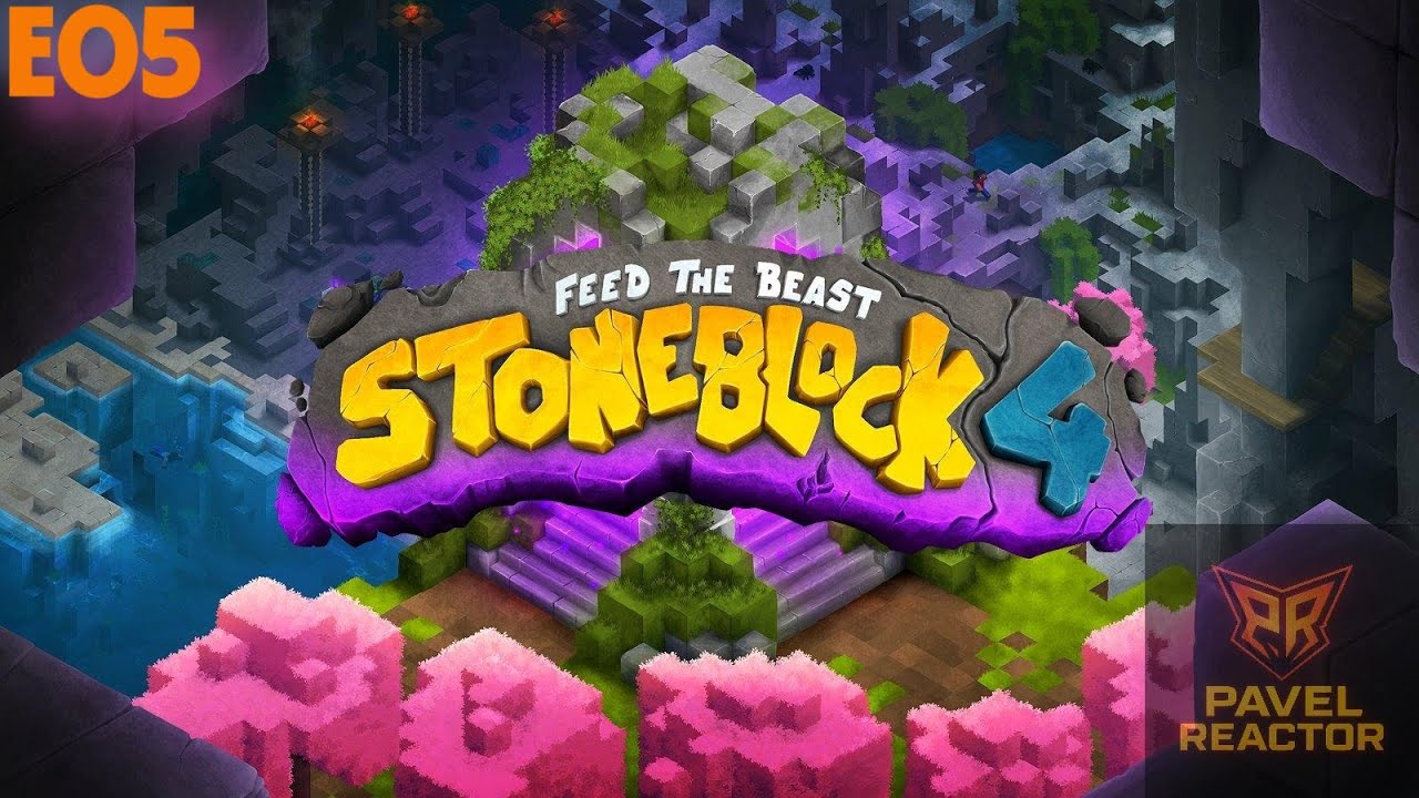 Stoneblock4 E05 - Slepičky a dungeon