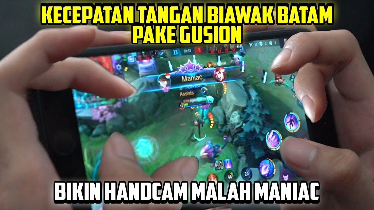 KECEPATAN JARI OURA + GUSION GAMEPLAY (Handcam), MALAH MANIAC !!