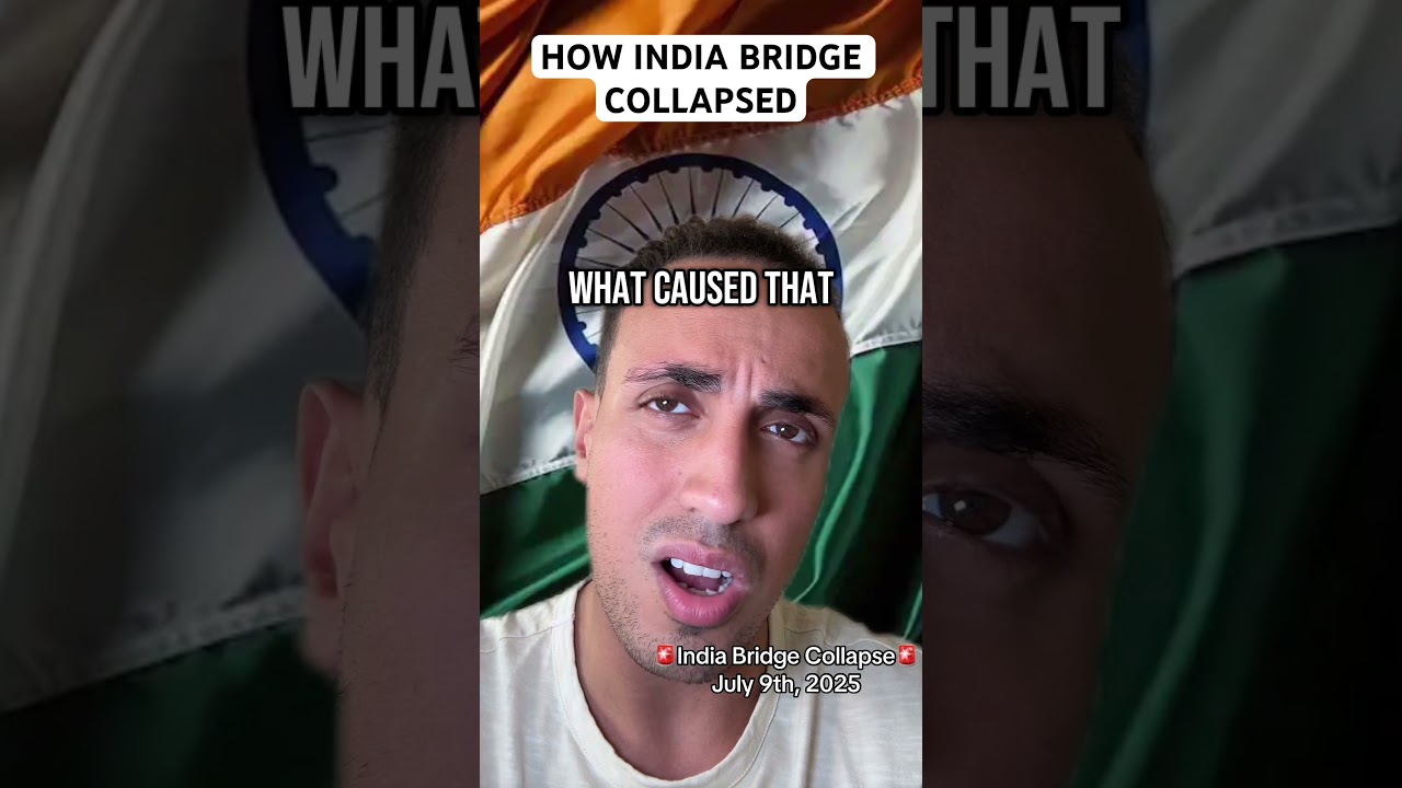 How India Bridge Collapsed