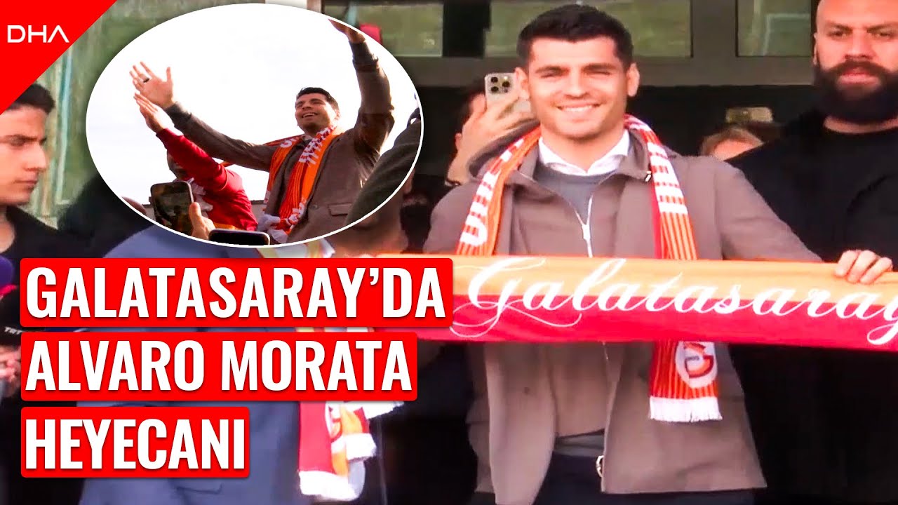 Galatasaray'ın anlaşmaya vardığı Alvaro Morata, İstanbul'a geldi