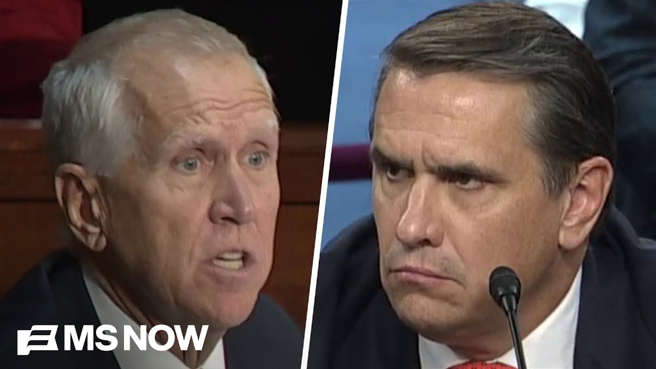 'I want to stick a fork in it': GOP Senator Tillis questions Blanche on $1.776M fund