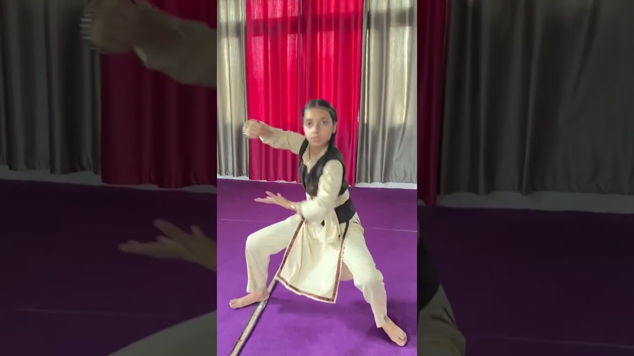 Cutie little girl lovely semi classical dance