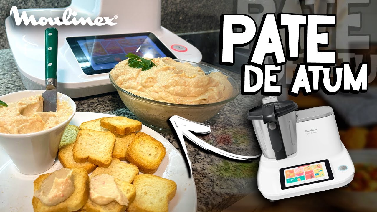 Paté de Atum e Delícias do Mar no robô de cozinha Moulinex Click & Cook | Receita Food it