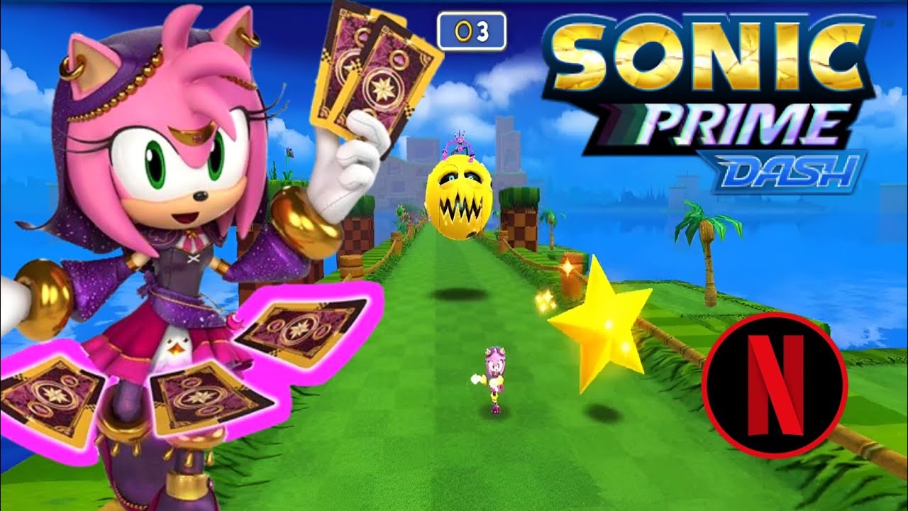 Sonic Prime Dash (Netflix Game) - Fortune Teller Amy Gameplay